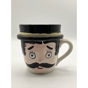 Novelty Coffee Mug & Ashtray‎ "For Pop Only" Ceramic Vintage